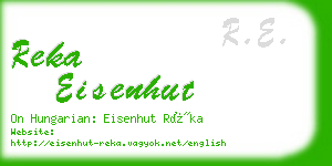 reka eisenhut business card